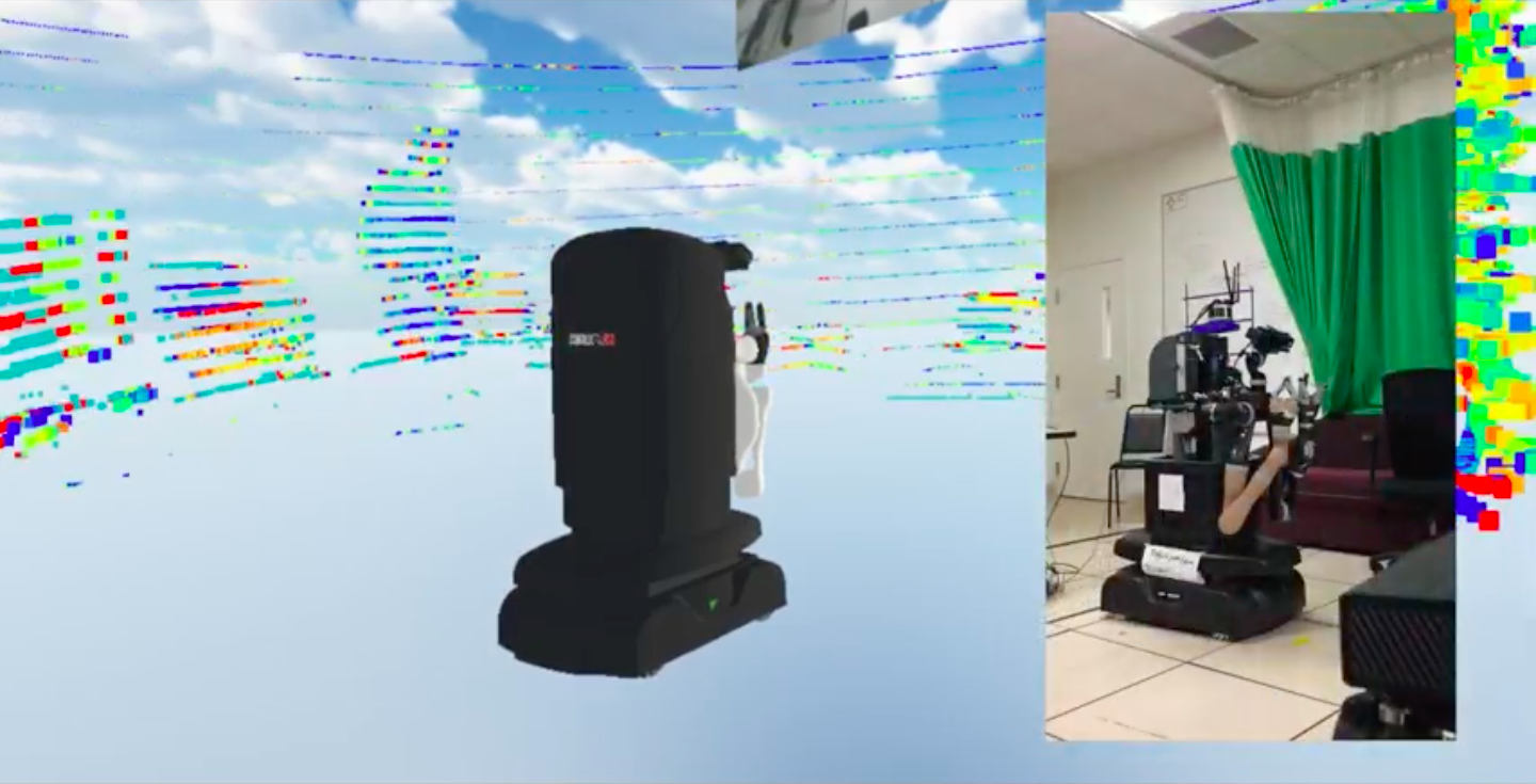 LIDAR in Virtual Reality with SLAM